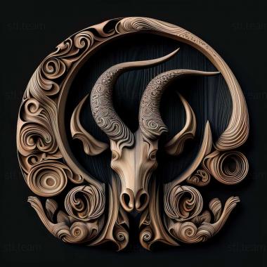 3D model horns (STL)